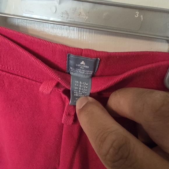 Baby Gap Pink sweatpants Size 6-12M - Picture 3 of 3